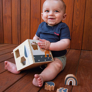 Cube d'activité en bois  