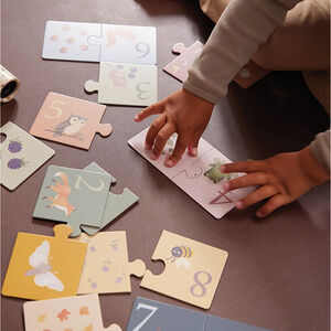 Set de 10 puzzles - Apprendre à compter - animaux Nordique 