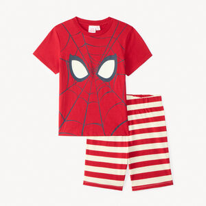 Set van korte 2-delige Spiderman Marvel pyjama voor jongens 
