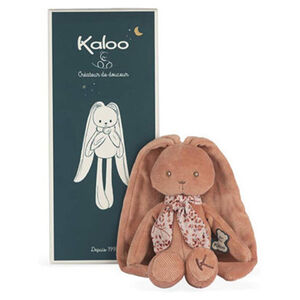 Knuffeldoekje Lapinoo Pantin terracotta fluweel Kaloo 