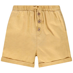 Bermuda en coton uni pour bébé garçon 