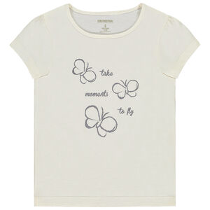 Korte mouwen T-shirt met fantasieprint voor meisjes 