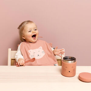 Set van 2 siliconen lepels Mrs. Cat roos 