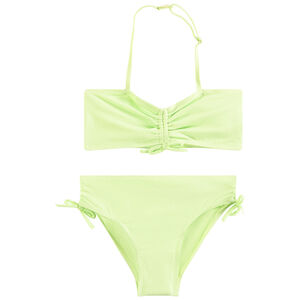 Maillot de bain 2 pièces effet gaufré pour fille 