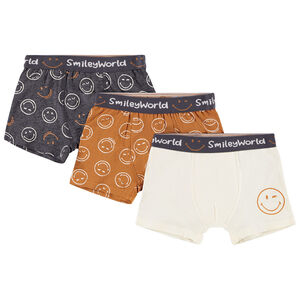 Lot de 3 boxers SmileyWorld garçon 