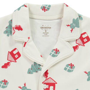 Set 2 pièces pyjama imprimé Noël fantaisie pour garçon 