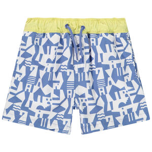 Abstracte bedrukt zwembroek voor jongens 