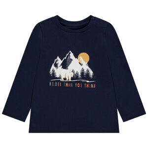 Lange mouwen T-shirt met fantasieprint voor baby jongen 