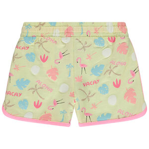 Sportshort met fantasieprint meisjes 