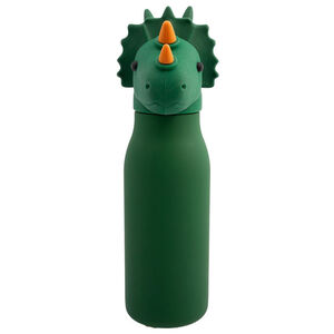 Gourde en inox + paille silicone - Trix - 350 ml 