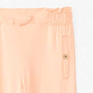 Pantalon droit en toile uni fille 