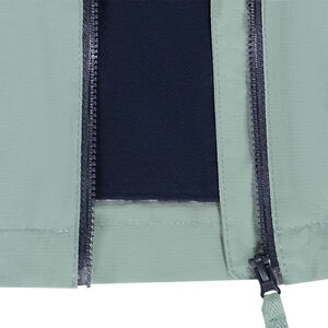 Windjack in effen ripstop voor baby jongen 