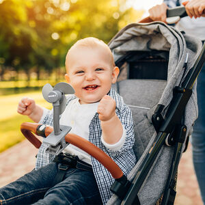 Ventilateur nomade pour poussette gris 