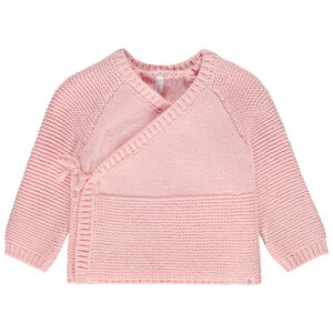 Gilet en tricot style cache-coeur pour bébé prématuré 