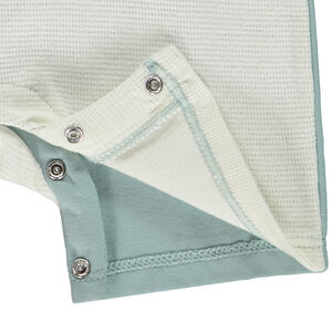 Jumpsuit korte mouwen borduren hippopotamus oren 3D baby jongen 