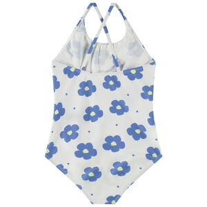 Maillot de bain 1 pièce ajouré et imprimé fleurs fille 