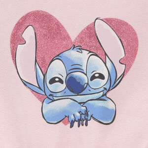 Sweat oversize print pailleté Stitch Disney pour bébé fille 