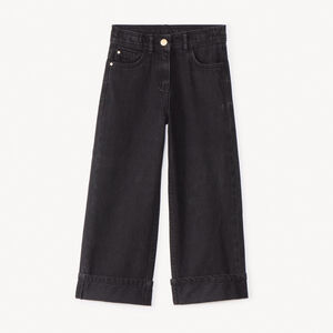 Jean large à ourlets pour fille 