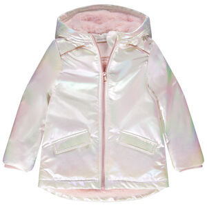 Coupe-vent iridescent à capuche pour fille 