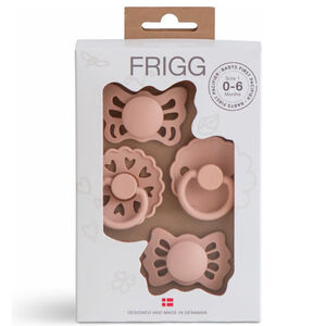 Pack de 4 Sucettes "Première sucette de bébé" Pacifier Blush  