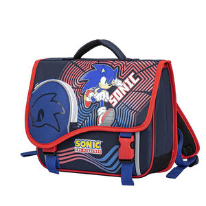 Kinderrugzak Sonic 38 cm – blauw en rood 