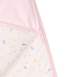 Mouwloze ribfluwelen slaapzak TOG 3,5 roos 