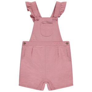 Korte salopette met ruffles voor meisjes 