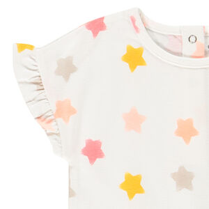 Ensemble robe + t-shirt manches courtes pour bébé fille 