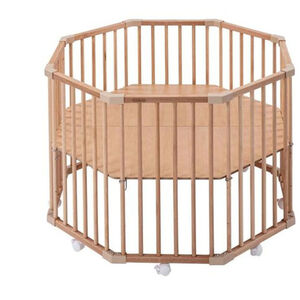 Park Basile Octogonaal  Natuur gelakt hout 