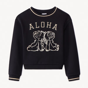 Sweat molleton Stitch & Angel Disney pour fille 