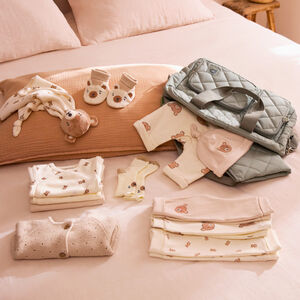 Set van 2 evoluerende boxershorts met beertjesmotief voor baby’s 