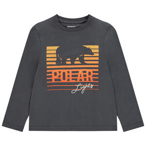 T-shirt manches longues print fantaisie pour garçon 