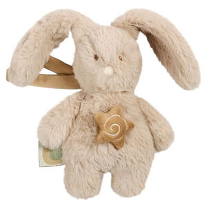 Mini peluche musicale Lapin 20cm Sable 