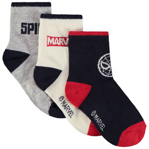 Lot de 3 paires de chaussettes Spider-Man Marvel pour garçon 