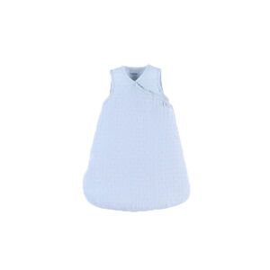Gigoteuse sans manches en mousseline 50 cm - Bleu 