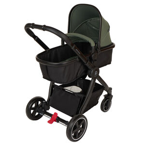 Kinderwagen trio Sienna met i-Prim i-Size-autostoel kaki/zwart 