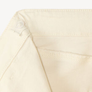 Wide flared jeans in solid color for girls 