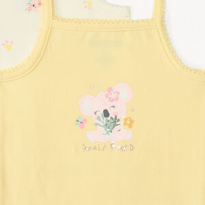 Set van 7 mouwloos romper met koala motief voor meisjes bébé. 