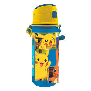 Gourde alu avec lanière 600ml Pokémon 