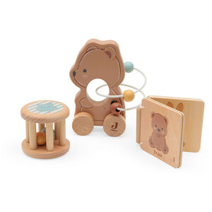 Giftset in hout Bear Brave 