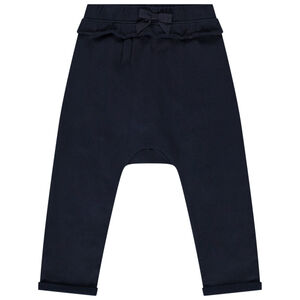 Sport in fleece met ruche voor baby meisje 