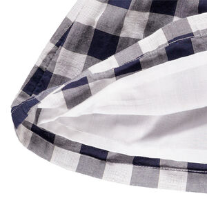 Tunique manches courtes à carreaux pour bébé fille 