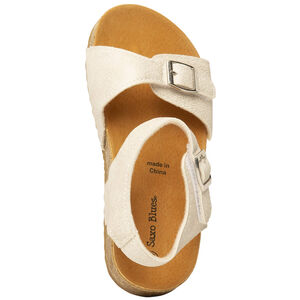 Sandales argentées pour fille 