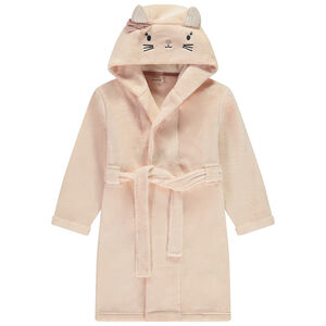 Robe de chambre ludique chat en sherpa pour fille 