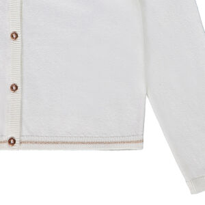 Effen vest van tricot voor meisjes 