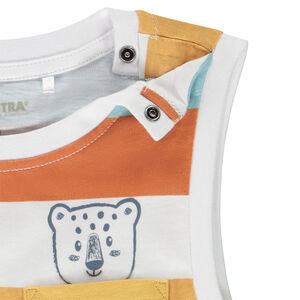 Set van 2 delen met gestreept hemdje voor babyjongen 