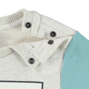 Sweatshirt fleece met colorblock effect Tic & Tac Disney voor baby jongen 