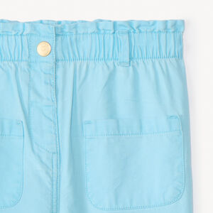 Pantalon en toile unie pour bébé fille 