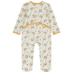 Lot de 2 dors-bien tigre pour bébé garçon avec ouvertures différentes selon l'âge 