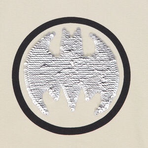 Lange mouwen T-shirt Batman Warner met magische pailletten voor jongens 